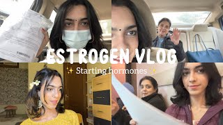 Estrogen Vlog Indian Trans woman starts HRT [upl. by Bertram]