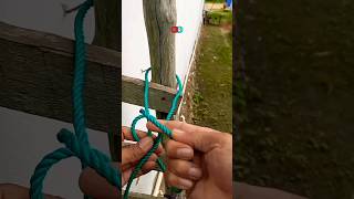 rope knot for temporary userope knot for temporary use knotting shorts knot [upl. by Breeze]