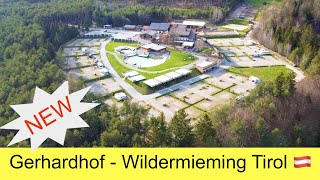 Gerhardhof  Wildermieming Tirol  Schönste Campingplätze 🇦🇹  Campingplatz Wohnmobilstellplatz [upl. by Aital]