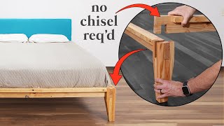 DIY Castle Joint Platform Bed made w 2x4s Buy vs DIY [upl. by Elinore]