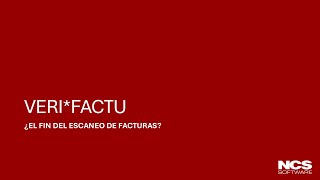 Verifactu ¿El final del escaneo de facturas [upl. by Haimrej]