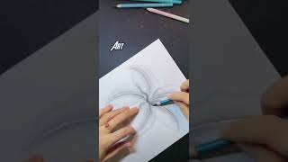 Flower 🌸 drawing simple and easy short art korea subscribe [upl. by Clementia]