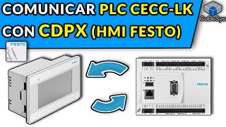 🔵✅CODESYS 35  COMUNICAR PLC CECCLK CON CDPX HMI FESTO [upl. by Gnes4]