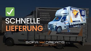 ENDLICH Meine neue Couch wird geliefert 🚛  Sofa Dreams Lieferung [upl. by Ateiluj]