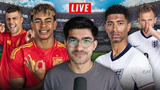 SPAIN vs ENGLAND  EURO 2024 FINAL LIVE WATCHALONG [upl. by Anertac96]