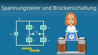 Brückenschaltung Wheatstone Brücke und Spannungsteiler berechnen [upl. by Tolkan615]