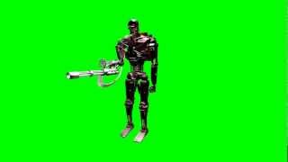 T600 terminator Explosion body green screen test cinema s01r02 [upl. by Naivad]