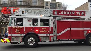 Town of Mamaroneck Fire at the village of Mamaroneck St Patrick’s day parade￼ [upl. by Zeuqcaj]