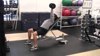 DB Incline SA Bench PressUCSD [upl. by Asirret]