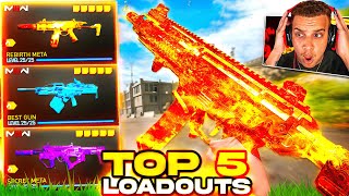 TOP 5 NEW META LOADOUTS in Warzone After Update Best Class Setups [upl. by Ellehsad44]