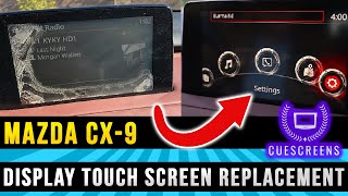 How to DIY fix your Mazda CX9 Touch Screen problems Delamination spider cracking ghost touch [upl. by Arretak704]