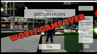 Roblox Brookhaven overrated Game [upl. by Lattie]