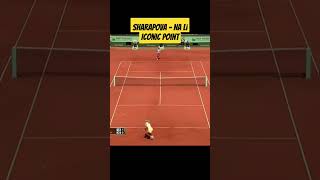 Maria Sharapova  Na Li Iconic Point [upl. by Aihsik]