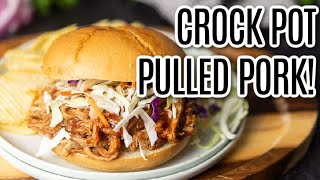 Crock Pot Pulled Pork  Tender and Juicy [upl. by Svensen968]