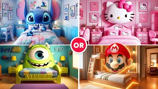 Would You Rather  Build Your Dream House 🏠🌈💞🦄 Daily Quiz [upl. by Ikairik]