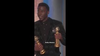 Golden Globes host Jerrod Carmichael makes dig at Scientology and Tom Cruise [upl. by Krissie374]