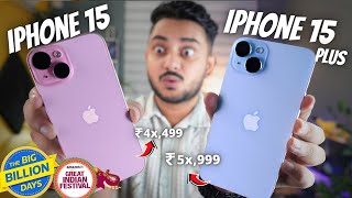 iPhone 15 vs iPhone 15 Plus in 2024  Camera Battery Life amp Performance  BBD sale amp Amazon Sale 🔥🔥 [upl. by Ecela432]