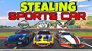 Stealing quotSPORTS CARquot Using Tracker Device in GTA 5 sobrang solid [upl. by Feinstein]