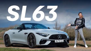 NEW Mercedes SL63 Review 585hp AMG Monster [upl. by Hackett960]