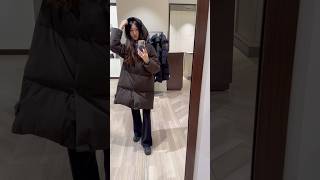 Стильная куртка massimodutti jacket shopping shorts outfit ootd outfitinspo примерка [upl. by Langill]