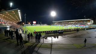 Halmstads BK  Hammarby IF 00 overview of Örjans Vall stadium 28112021 [upl. by Karp348]