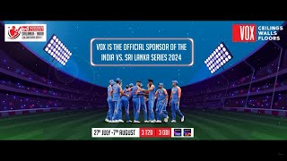 Vox Official Gold Sponsor  INDIA vs SRI LANKA Series 2024  voxindia2018 [upl. by Ettenowtna]