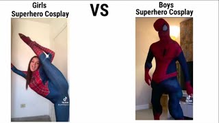 girls cosplay vs boys cosplay [upl. by Adali]