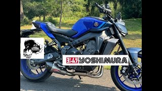 2024 Yamaha MT09 Yoshimura exhaust testing and tuning results Flashed By Vcyclenut [upl. by Alilak]