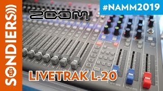 NAMM 2019 ZOOM LIVETRAK L20 [upl. by Naruq470]