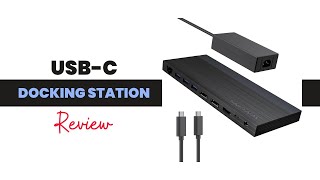 WAVLINK USBC Docking Station for 3 Monitors USBC Dock for LenovoHP  Docking Station Review [upl. by Sontag]