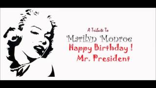 Marilyn Monroe quotHappy Birthday Mr Presidentquot Audio Live [upl. by Pammie534]