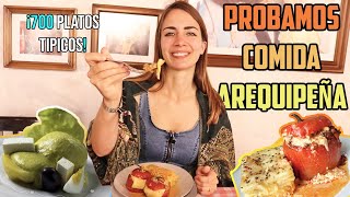 Picanterias Arequipeñas ¿La MEJOR COMIDA del PERÚ 🤔 [upl. by Assilac]