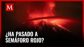 ¿El Popocatépetl ha estado alguna vez en Semáforo Rojo de alerta volcánica [upl. by Ntsuj]