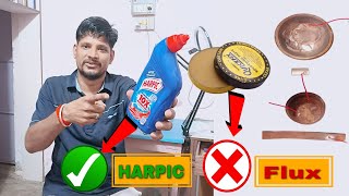 harpic Vs Solder Flux  Soldering Dono Me Kon Best Hai  Shocking Results [upl. by Concoff55]