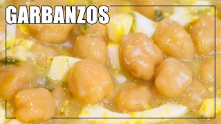 Recetas con GARBANZOS de BOTE ▶ En 5 MINUTOS ▶ SALSA VERDE ✅ [upl. by Schwarz]