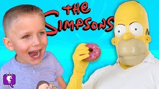 Homer Simpson Surprises  TOYS with HobbyKidsTV [upl. by Hal]