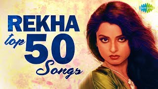 Top 50 Songs of Rekha  रेखा के 50 गाने  HD Songs  One Stop Jukebox [upl. by Carlie]