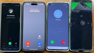 Samsung Z Fold 5  iPhone 15PM  OnePlus 8T  Moto Razr WhatsApp Threema Line Viber Incoming Call [upl. by Feucht]