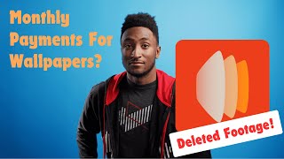 MKBHD Wallpaper App And Deleted Video Review  My App Is Better [upl. by Netsua720]