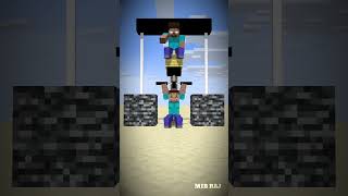 Pullingdown a Bigger and Bigger Bedrock Challenge minecraft shorts herobrine [upl. by Woodie570]