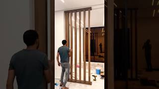 Wall Partition Design with Privacy viralvideo shorts short trending interiordesign viralshorts [upl. by Mazonson]