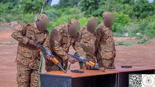 Présidence du Faso  Des premiers responsables en formation militaire [upl. by Manly]