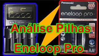 Análise Pilhas Eneloop Pro AA 2550 mAh [upl. by Joshua]