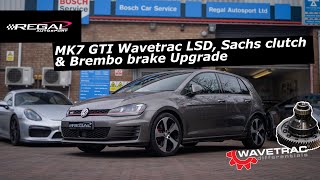 Wavetrac LSD Upgrade on a MK7 GTI with Sachs Clutch amp Brembo Brakes Too [upl. by Eilyak]