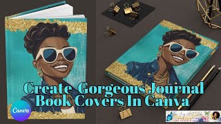 Canva Tutorial  Create Book Covers for Journals to Sell on Printify canvatutorial printify [upl. by Potter]