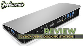 ICY BOX USBC Docking Station with Power Delivery Review [upl. by Pamella358]