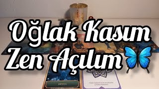 Oğlak Burcu Kasım Zen Açılım 🦋 [upl. by Akitnahs]