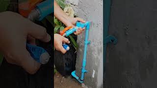 Technique to fix PVC pipe faucet low water pressure shorts [upl. by Nivled189]