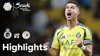 A GOAT performance by CR7🔥  Al Nassr 2  0 Damac  Highlights presented by Visit Saudi [upl. by Ojillib]