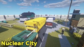 Pixel Gun 3D Nuclear City Map in Minecraft  Download [upl. by Anaitsirk]